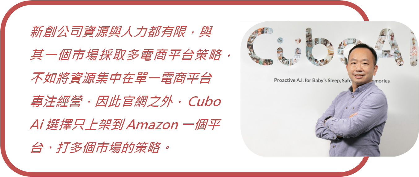 ▶ Cubo Ai 在各國市場均以募資平台作為 起步,藉此解決新創公司資源有限的問題。